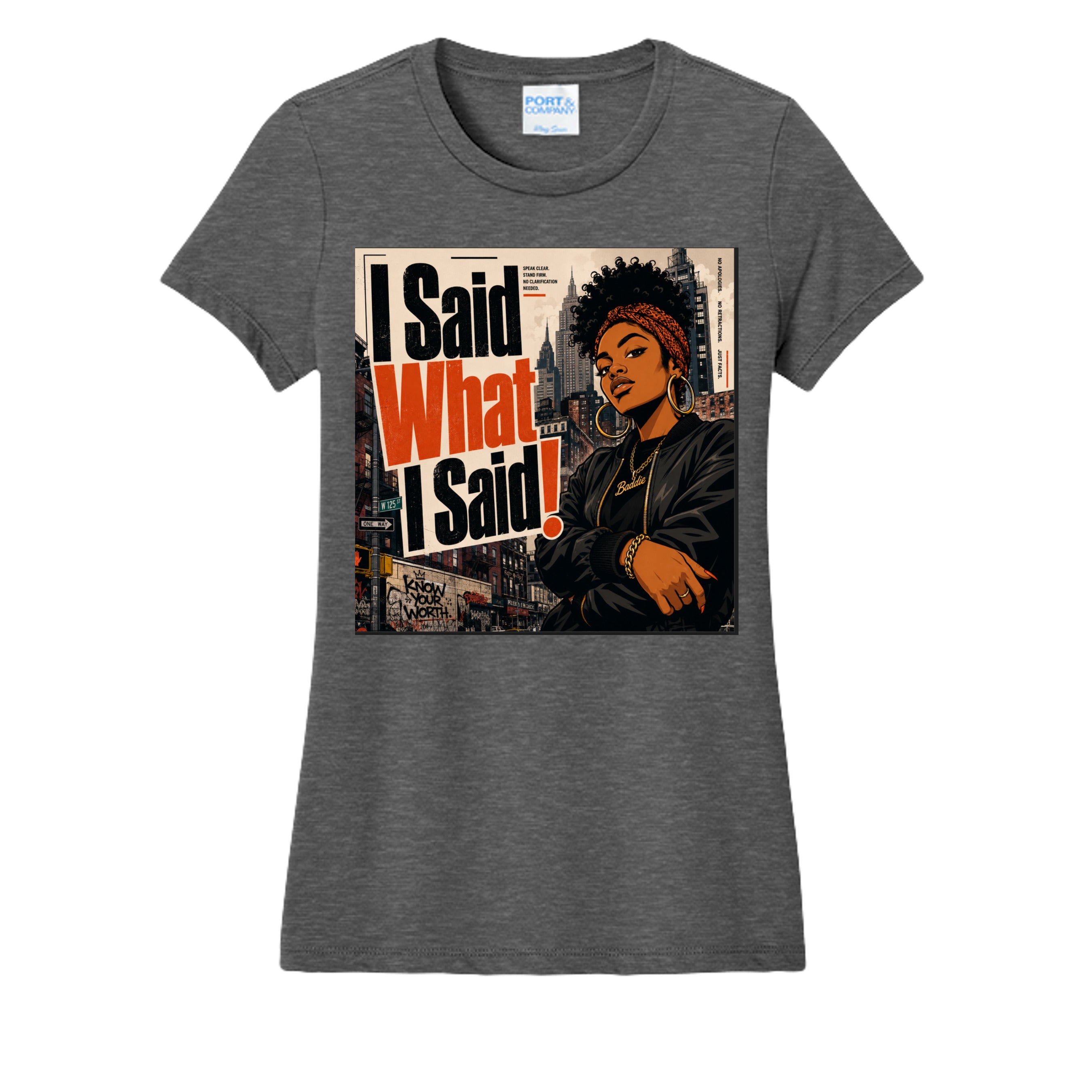 Dark Heather Grey - LPC450 - FRONT